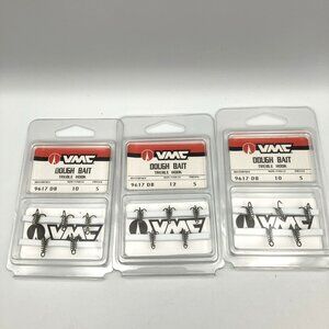 VMC Dough Bait O'Shaughnessy Treble Hooks 5-pack lot